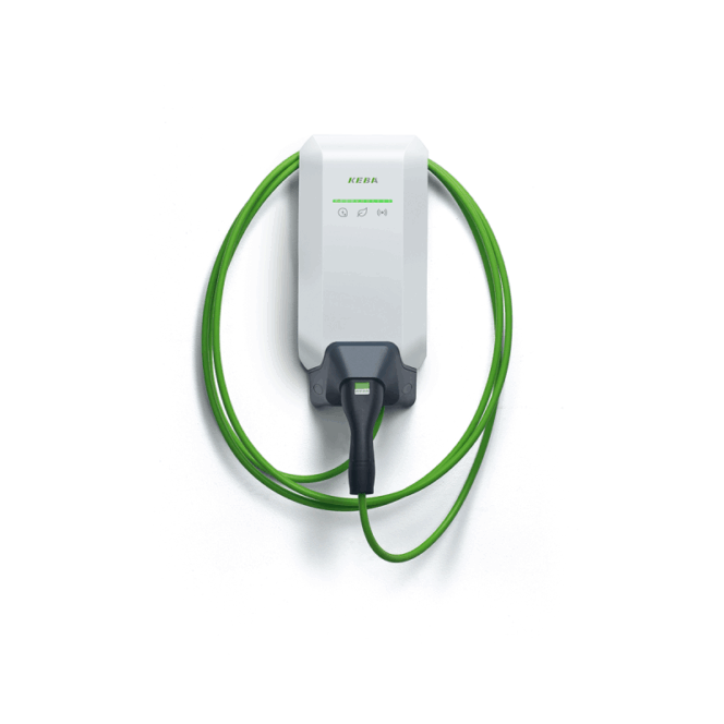 KEBA KeContact P40 22 kW Pro weiß mit Kabel und MID-Zähler