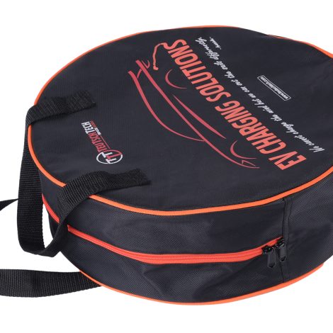 Aufbewahrungstasche liegend-orange-für-Ladekabel-E-Auto