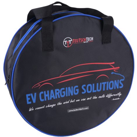 EV Ladekabeltasche in Blau mit YKK Reißverschluss